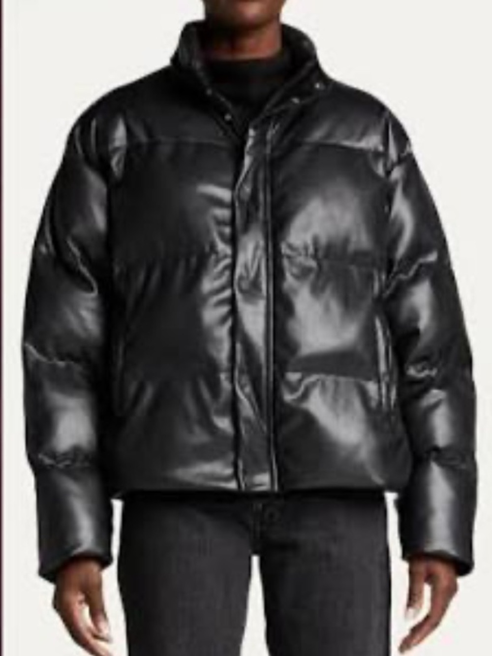 MOTHER Black Puffer Jacket
